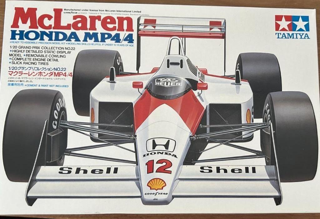Tamiya McLaren MP 4/4 Honda F1 Schaal 1:20, Hobby en Vrije tijd, Auto, Groter dan 1:32, Nieuw, Ophalen of Verzenden