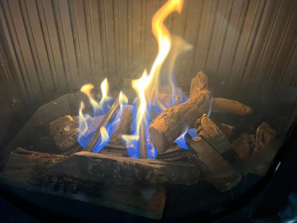 Gas kachel Faber gashaard of -kachel gas en hout kachel, Enlèvement, Gaz