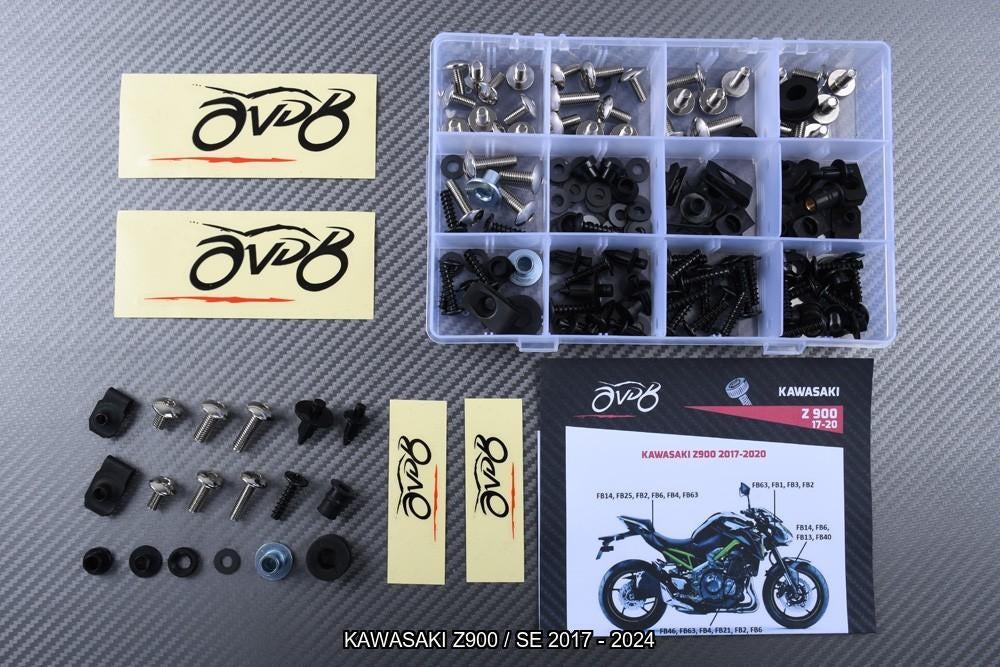 Kit visserie spécifique pour KAWASAKI Z900 / SE 2017 - 2024, Motos, Enlèvement ou Envoi, Neuf