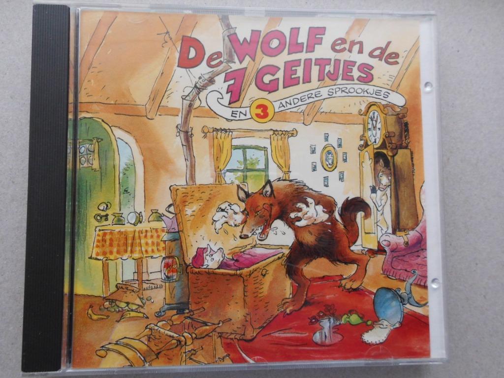 De Wolf En De 7 Geitjes (En 3 Andere Sprookjes), Enlèvement ou Envoi, Comme neuf, Fable ou Conte (de fées), 6 à 9 ans