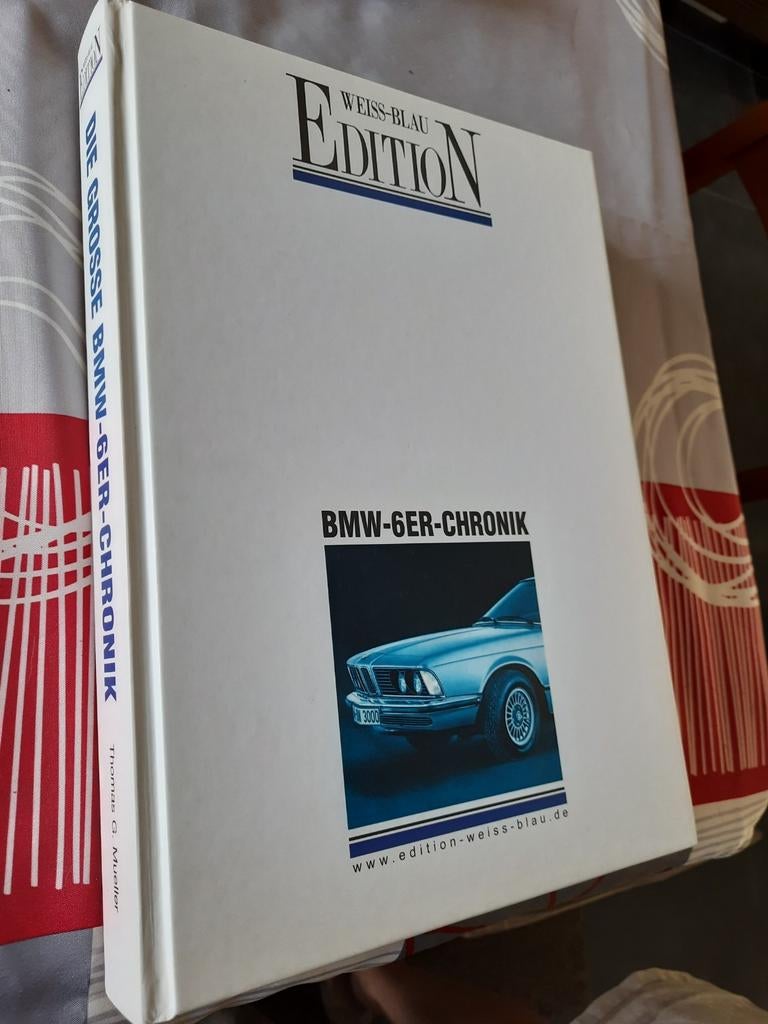 Bmw 6er e24 Chronik edition blau weiss, Boeken, Auto's | Boeken, Ophalen, Zo goed als nieuw, BMW