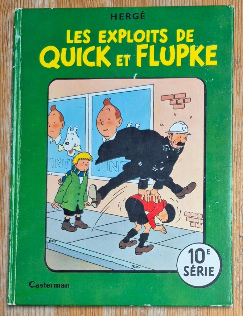 Quick et Flupke 10e série 1966 Hergé Tintin Casterman, Livres, Enlèvement ou Envoi, Une BD, Utilisé, Hergé