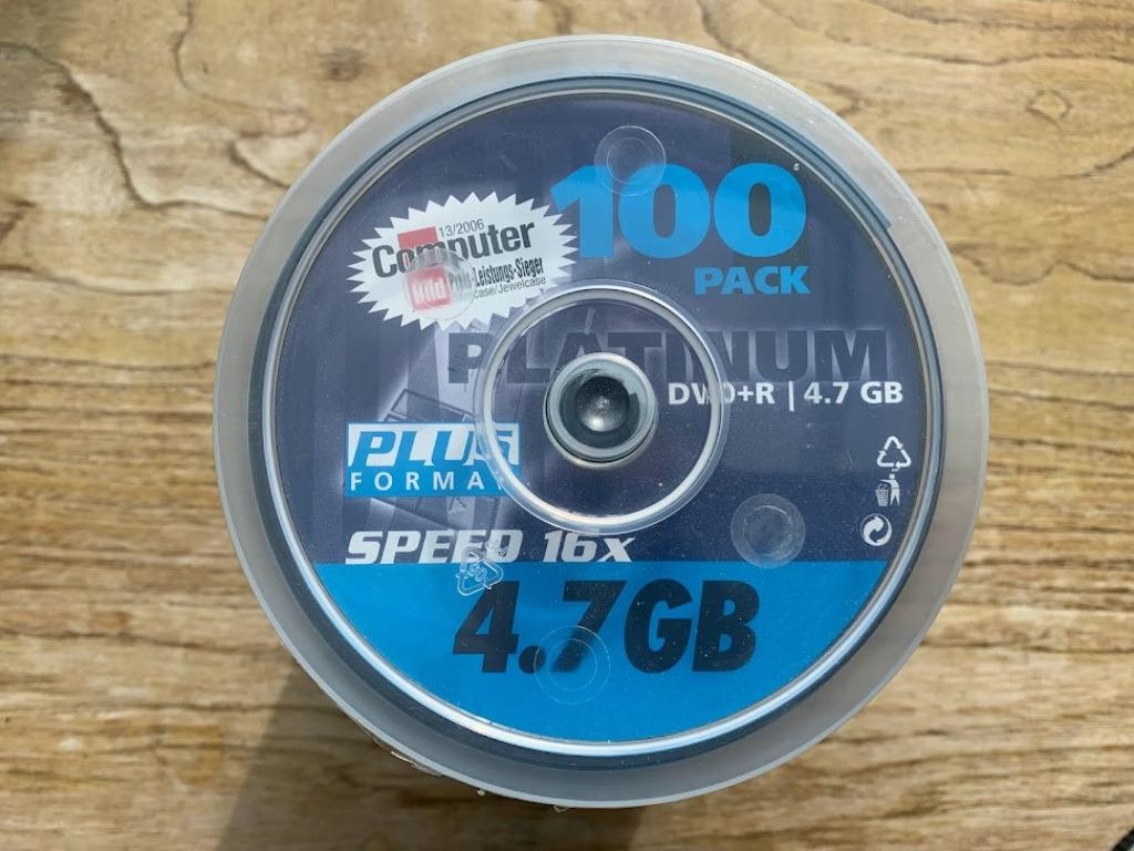 DVD+R 4.7GB, Computers en Software, Ophalen of Verzenden, Nieuw, Dvd, Op spindel