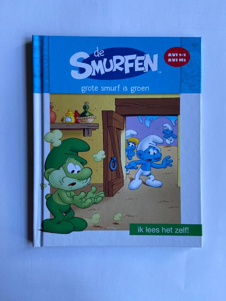 Leesboek: De smurfen: Grote smurf is groen (AVI 1-2/AVI M3), Boeken, Peyo, Fictie algemeen, Ophalen of Verzenden, Zo goed als nieuw