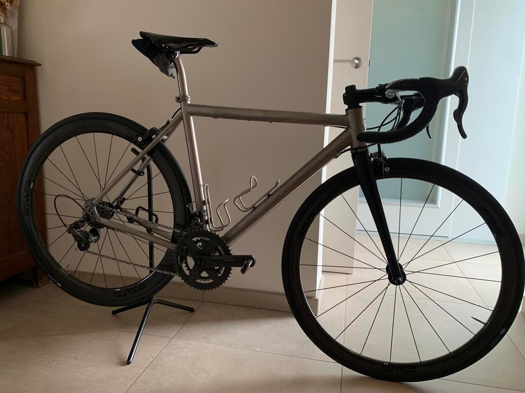 Titanium roadbike maat 52, Fietsen en Brommers, Fietsen | Racefietsen, 28 inch, Gebruikt, Heren, 49 tot 53 cm