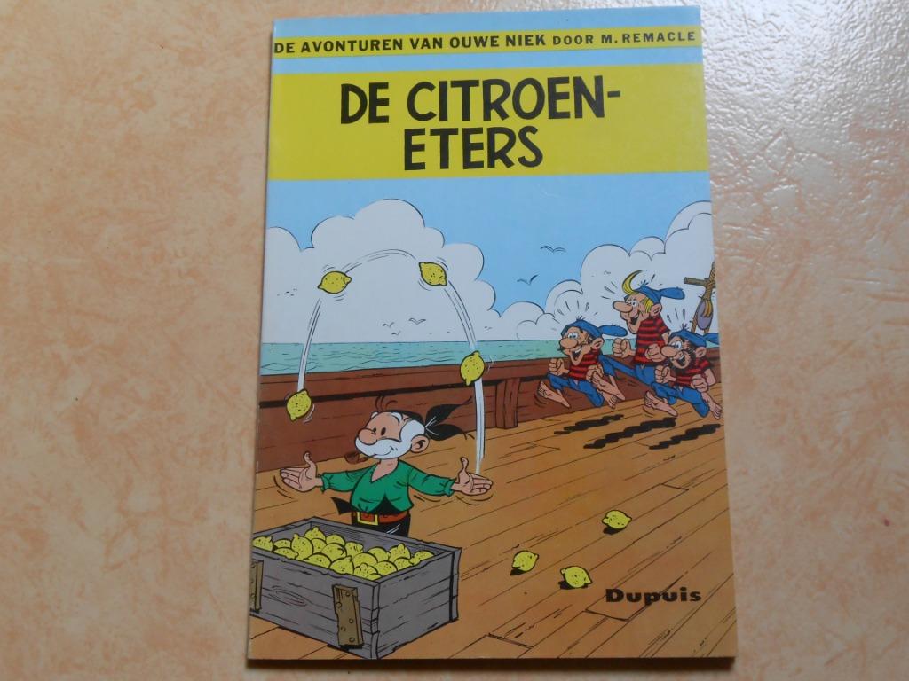Ouwe Niek en Zwartbaard 3 De citroeneters 1961 1 ste druk., Boeken, Stripverhalen, Eén stripboek, M. Remacle, Nieuw, Ophalen of Verzenden