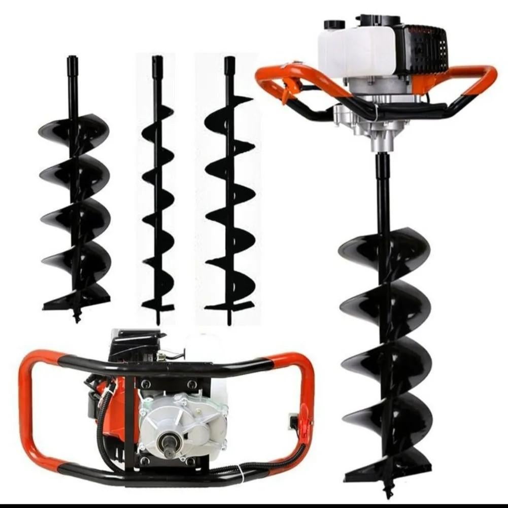 Nouvelle tarière à essence + 3 perceuses, Jardin & Terrasse, Taille-haies, Neuf, Essence, Enlèvement ou Envoi