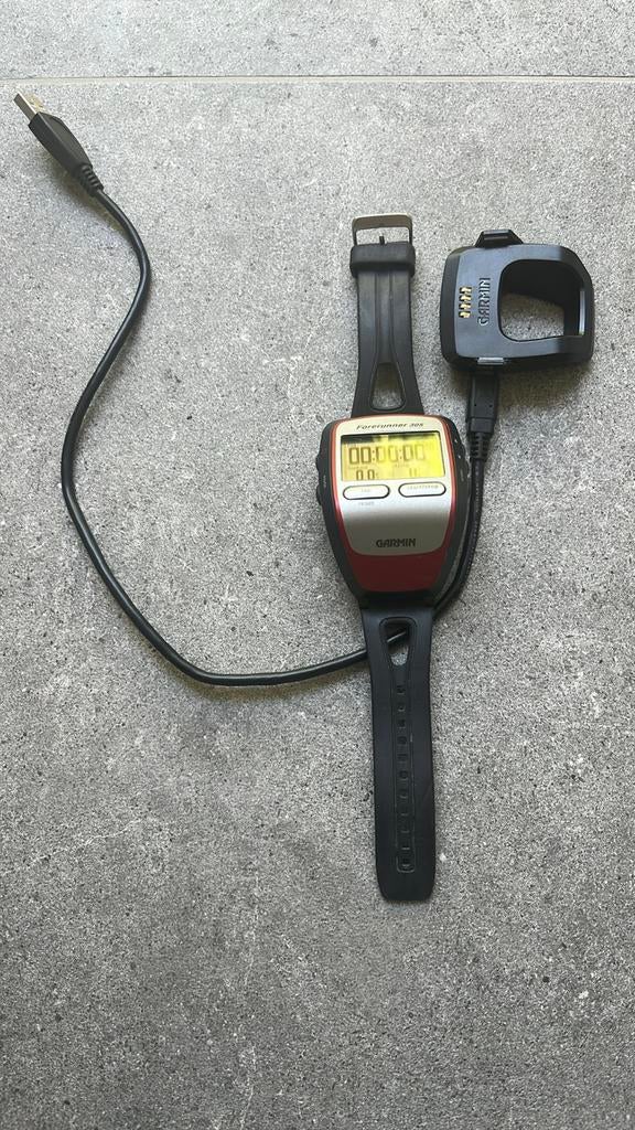 Garmin forerunner 305, Sport en Fitness, Hartslagmeters, Ophalen, Zo goed als nieuw, Garmin