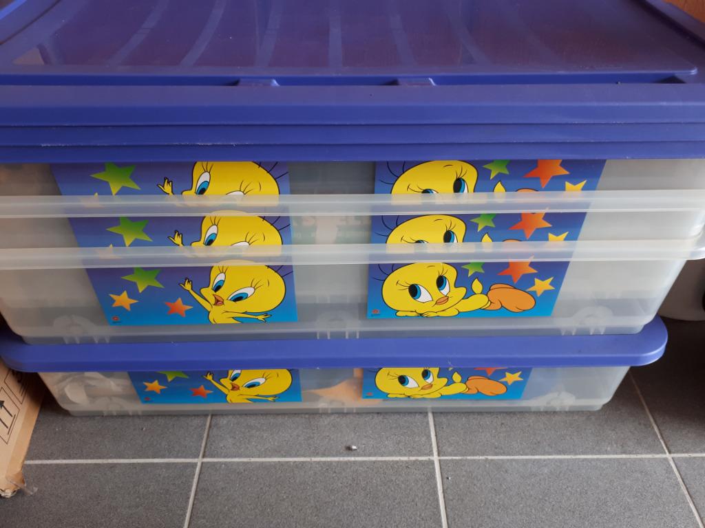 opbergbakken, Ophalen