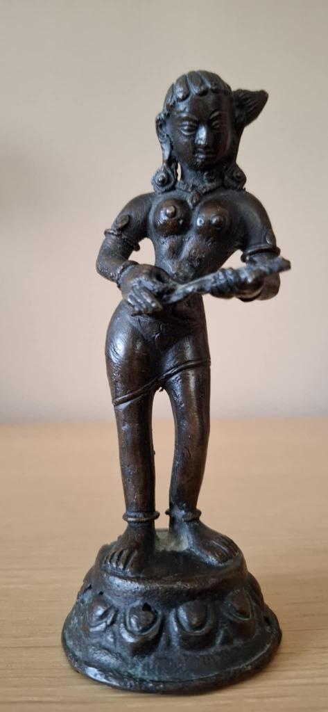 Statue de la déesse hindoue Pavati, Enlèvement, Comme neuf, Religion