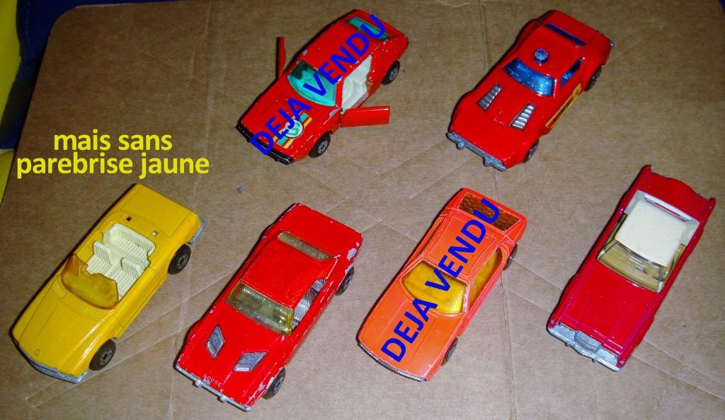 4 voitures Matchbox de 1973 à 1979, Enlèvement ou Envoi, Utilisé, Voiture