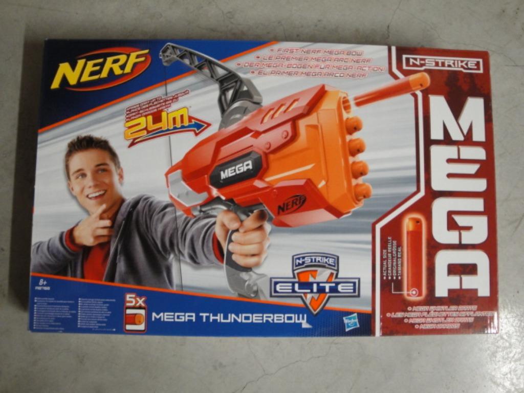 MEGA NERF-boog met 5 Mega Thunderbow, Kinderen en Baby's, Ophalen of Verzenden