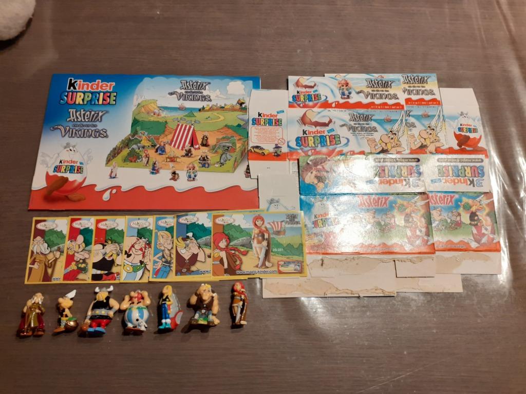 Astérix Uderzo Kinder surprise, Enlèvement ou Envoi, Astérix et Obélix, Utilisé, Statue ou Figurine