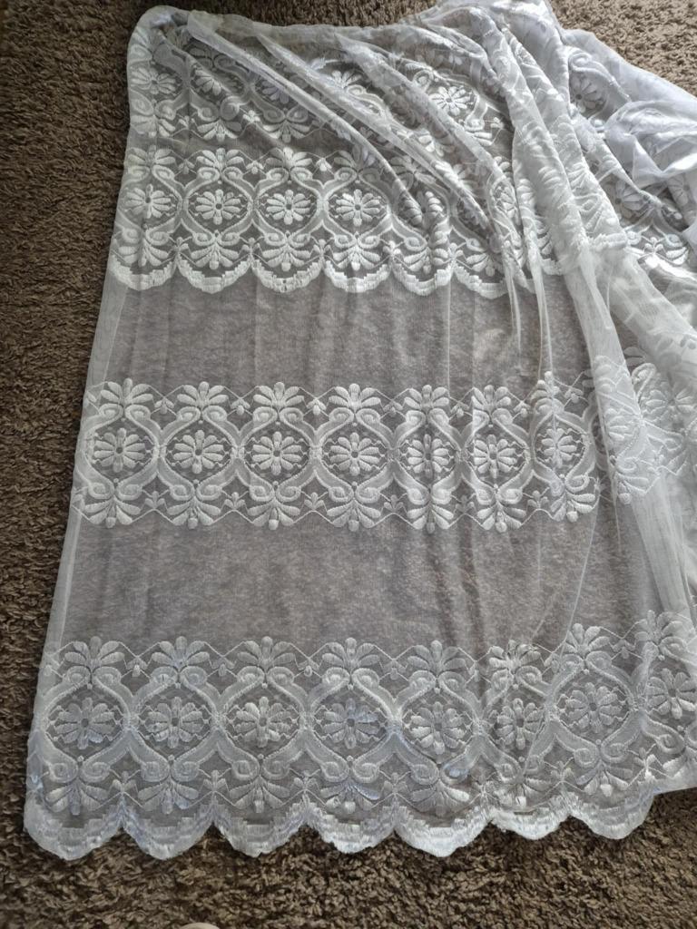 Rideau en dentelles, Maison & Meubles, Enlèvement, Utilisé