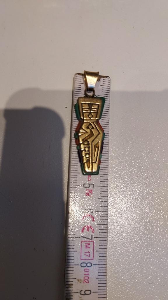 Gouden hanger, Handtassen en Accessoires, Kettinghangers, Ophalen, Zo goed als nieuw