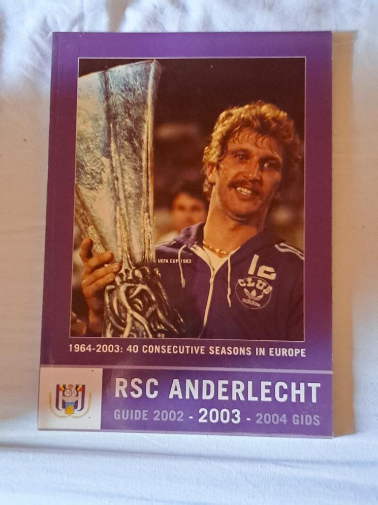 Rsc Anderlecht 2003, Livres, Livres de sport, Enlèvement ou Envoi