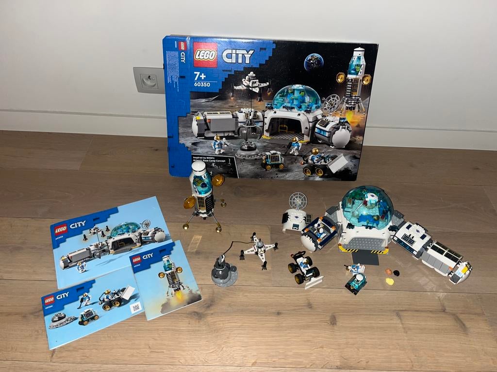 Lego city Ruimtestation 60350, Ophalen of Verzenden, Zo goed als nieuw, Complete set, Lego