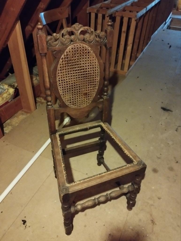 2 stoelen, Antiek en Kunst, Antiek | Meubels | Stoelen en Sofa's, Ophalen