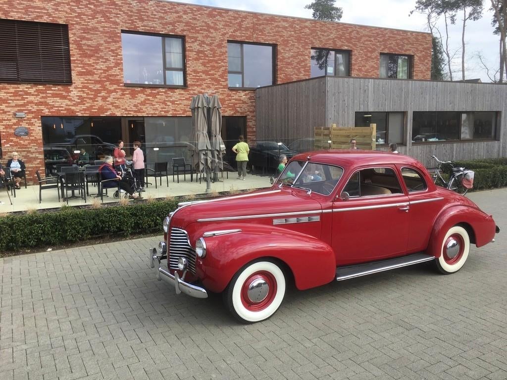 Buick Business Coupe 8cyl, Auto's, Oldtimers, Particulier, Te koop, Buick, Benzine, Coupé, 2 deurs, Handgeschakeld, Rood, Achterwielaandrijving