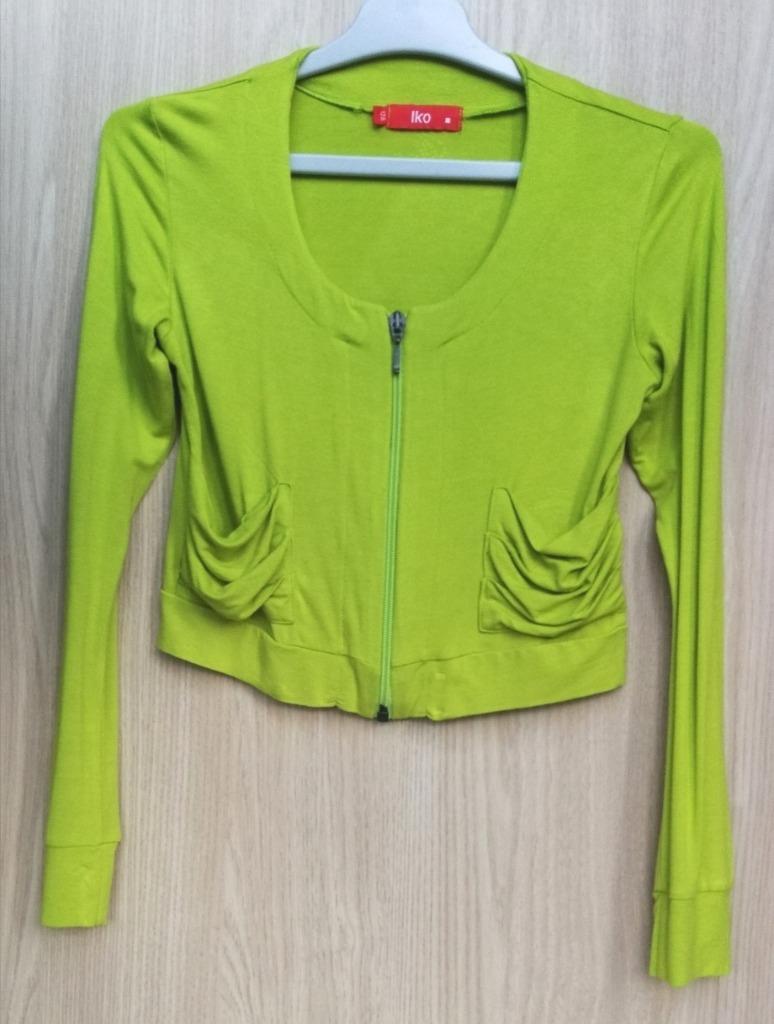 Gilet court vert fluo - IKO - taille 152 (comme NEUF !), Enlèvement ou Envoi, Pull ou Veste, Iko, Comme neuf