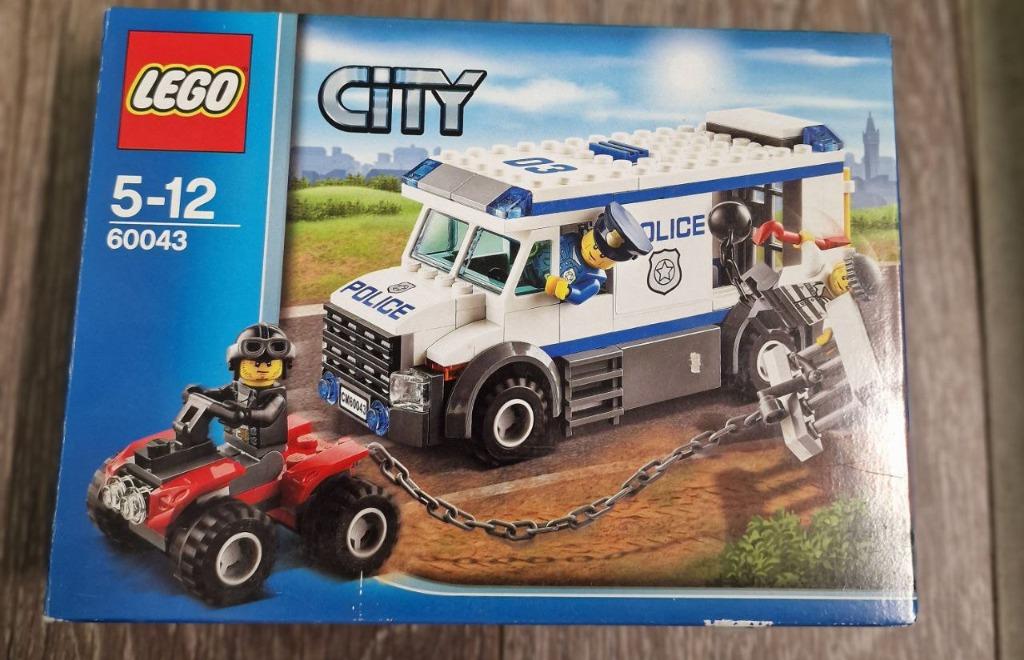 LEGO City Le transport de prisonniers par la police - 60043, Envoi, Comme neuf, Ensemble complet, Lego