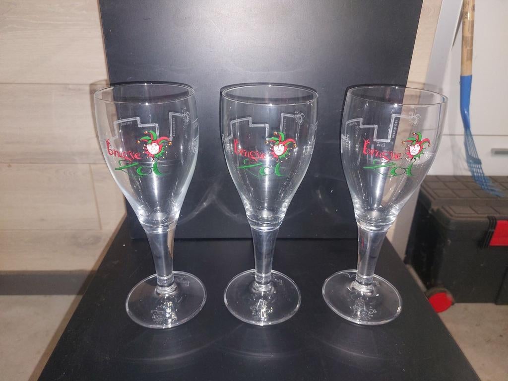 Brugse zot bierglazen, Ophalen of Verzenden, Nieuw, Bierglas
