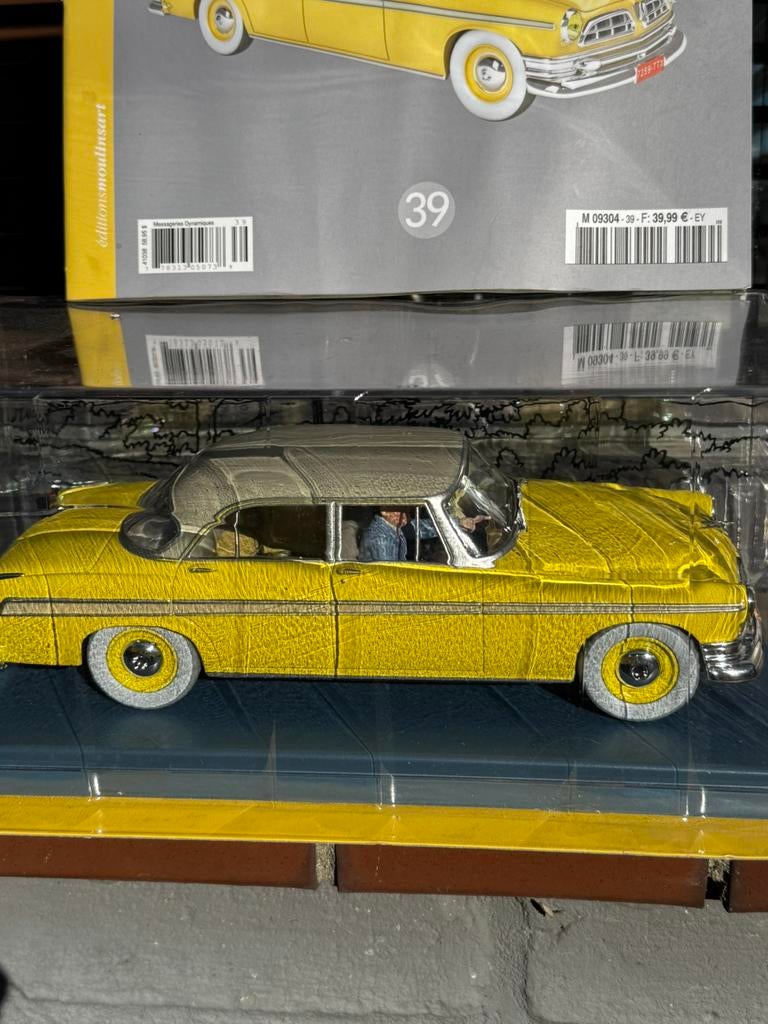 Voiture Tintin Crysler New Yorker 1:24, Enlèvement ou Envoi, Tintin, Utilisé, Statue ou Figurine