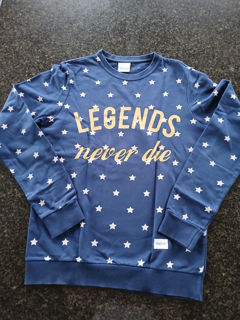 Sweater heren colourful rebel, Blauw, Ophalen of Verzenden, Zo goed als nieuw, Colourful rebel