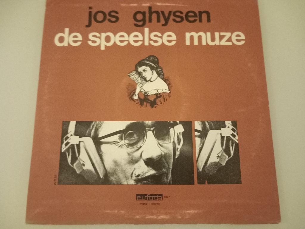 Vinyle LP Jos Ghysen : La muse ludique, comédie humoristique, Enlèvement ou Envoi, 12 pouces