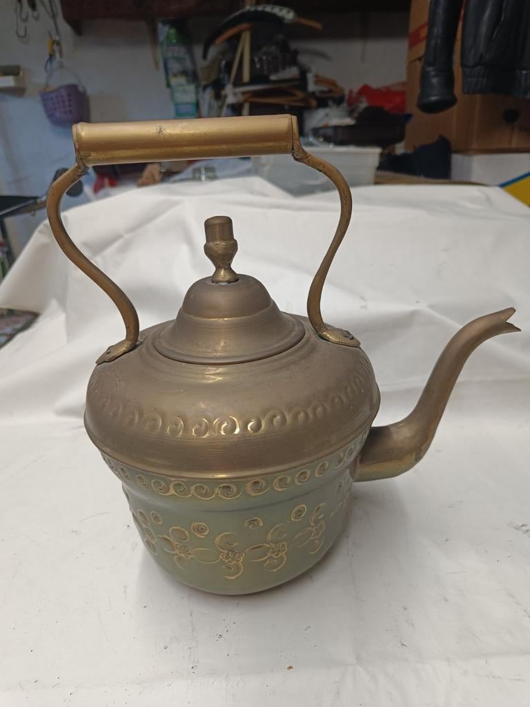 Oude water ketel 28 cm, Enlèvement, Cuivre