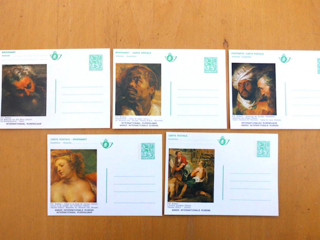 Rubens briefkaarten set 1977 / BK10/14 postfris, Postzegels en Munten, Ophalen of Verzenden