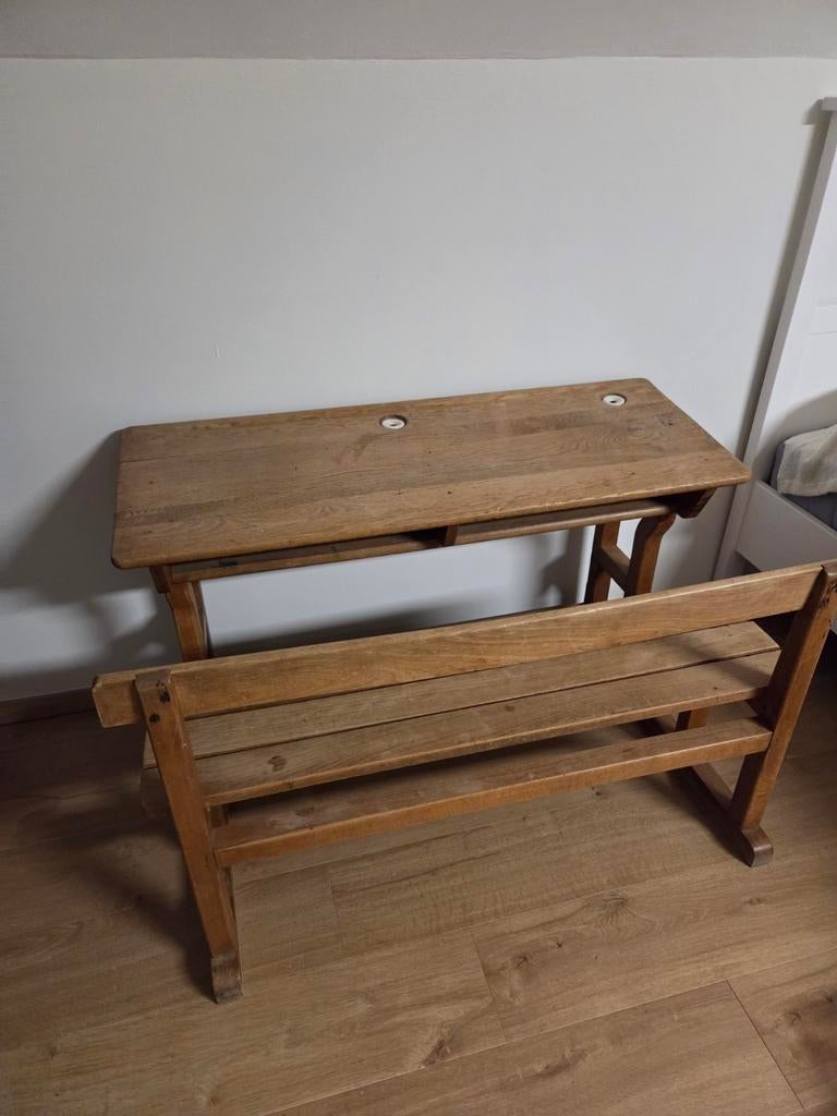 Oude school lessenaar, Huis en Inrichting, Ophalen, Gebruikt