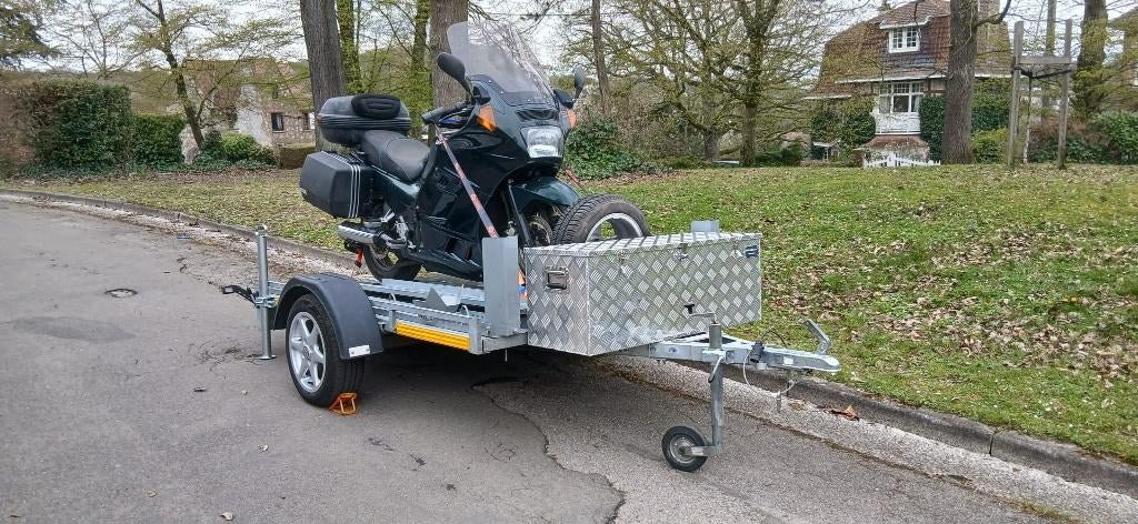 Remorque moto 1-3 motos à louer –  avec équipement, Enlèvement, Comme neuf