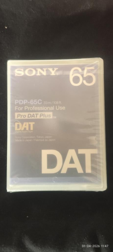 Sony PDP-65C sealed Digital Audio Tape, Ophalen of Verzenden