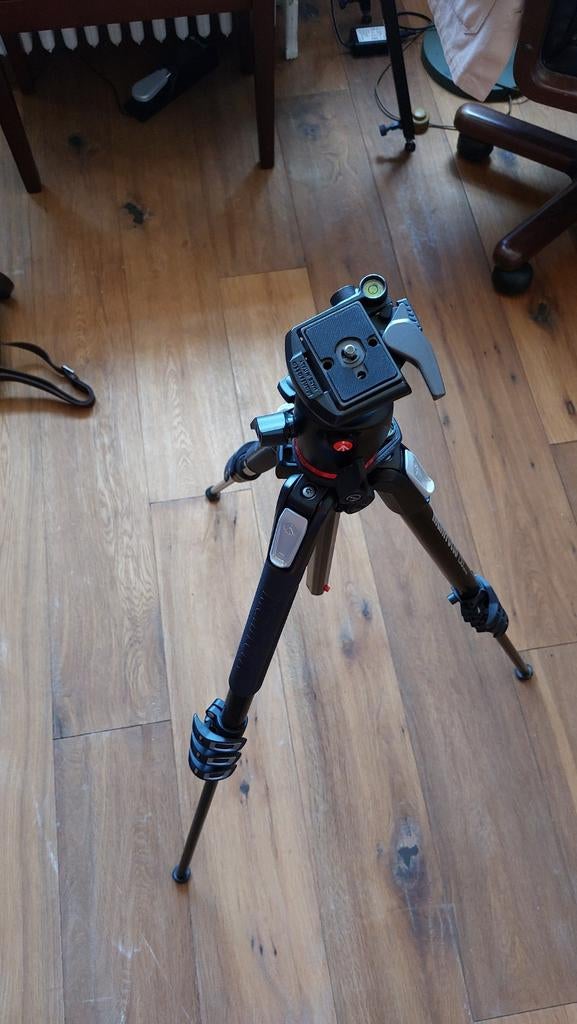 Trépied + rotule Mandrotto, Audio, Tv en Foto, Fotografie | Statieven en Balhoofden, Balhoofd