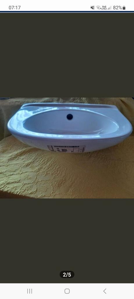 Vasque lavabo Salva 40x25cm, Enlèvement