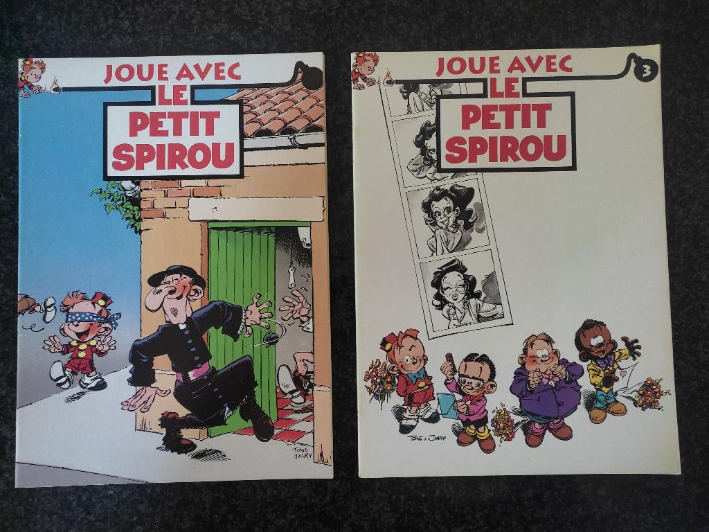 Joue avec le petit Spirou (T. 2 et 3 - état neuf)., Plusieurs BD, Enlèvement ou Envoi, Comme neuf, Tome & Janry