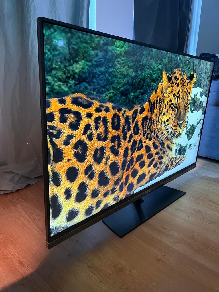 Philips 55 inch Smart 4K Ultra HD Dolby Vision 3x Ambilight, Audio, Tv en Foto, Televisies, Ophalen, Zo goed als nieuw, Philips