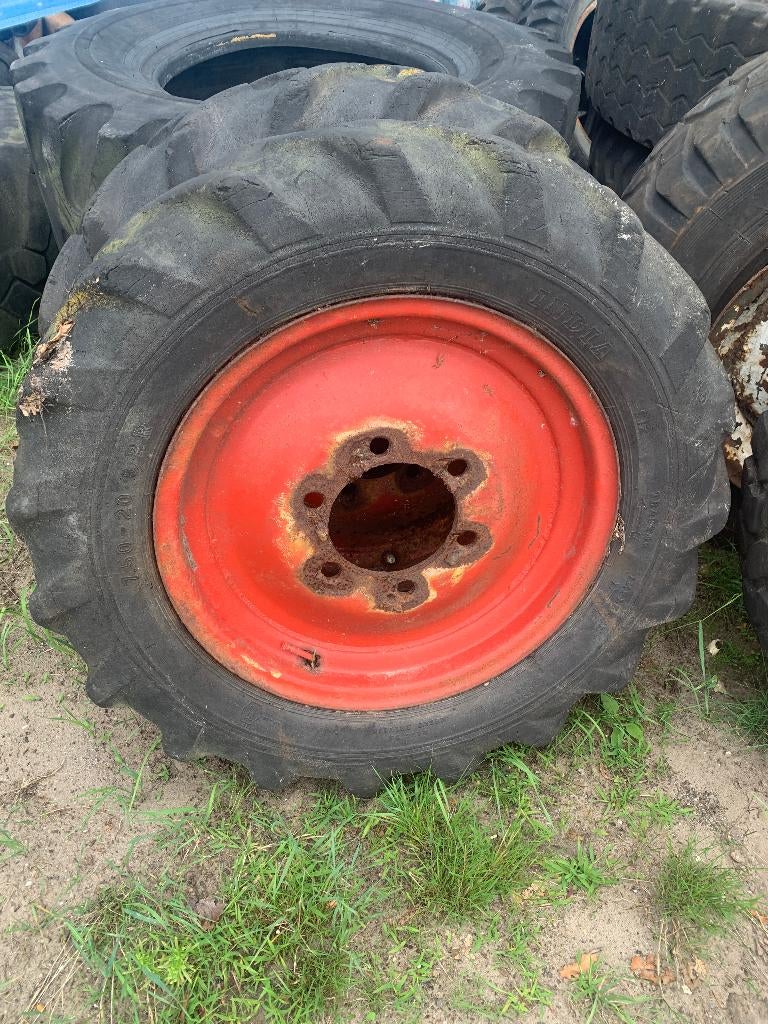 tractor banden op velg 7.5-20, Ophalen