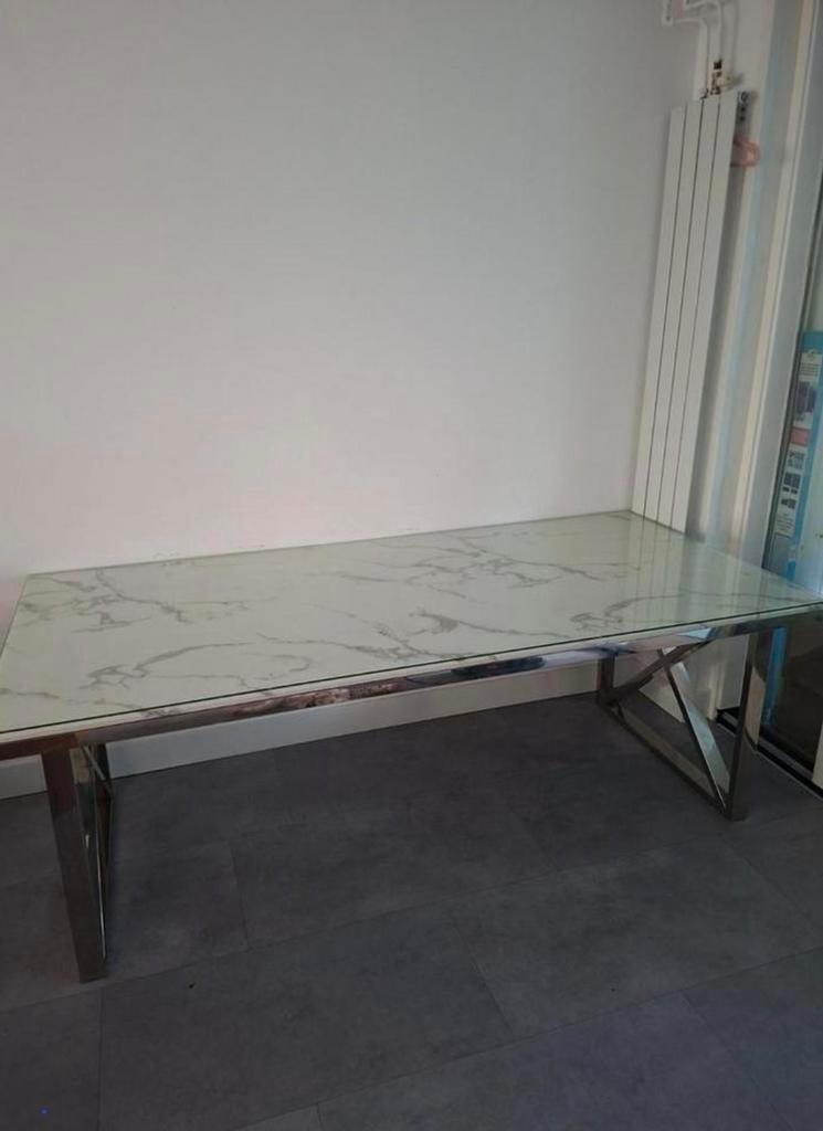 Marmeren eettafel, Huis en Inrichting, Ophalen