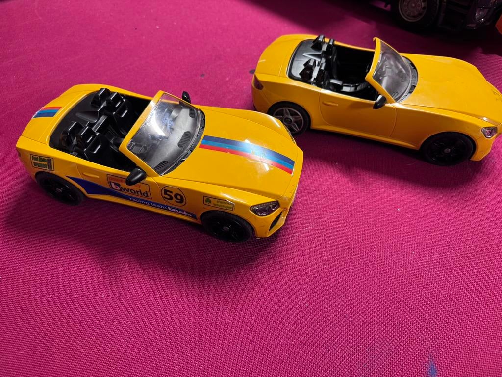 Bruder cabrio’s, Kinderen en Baby's, Speelgoed |Speelgoedvoertuigen, Ophalen, Gebruikt