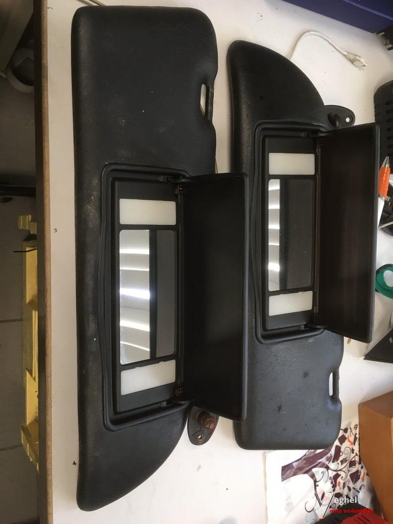 Mercedes w126 SEC zonnekleppen met verlichting, Auto-onderdelen, Interieur en Bekleding, Gebruikt, -, -, Ophalen of Verzenden