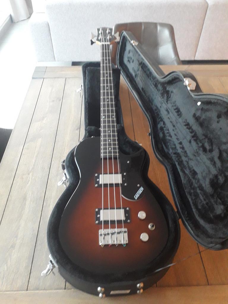 Gretsch Electromatic Junior Jet Bass II + Gretsch Hardcase, Ophalen of Verzenden