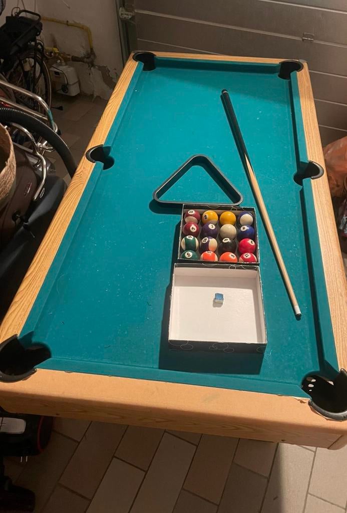 Pooltafel, Sport en Fitness, Biljarten en Poolen, Ophalen, Pooltafel