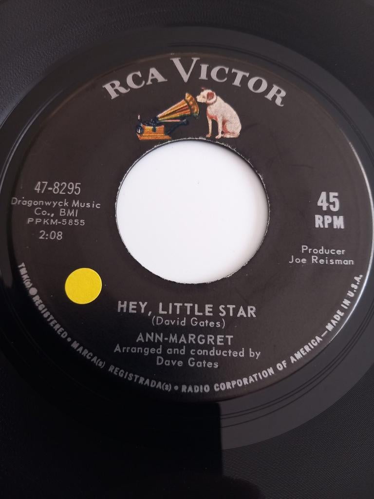 ANN-MARGRET. HEY LITTLE STAR. TEENAGER POP-CORN US 45 T, Pop