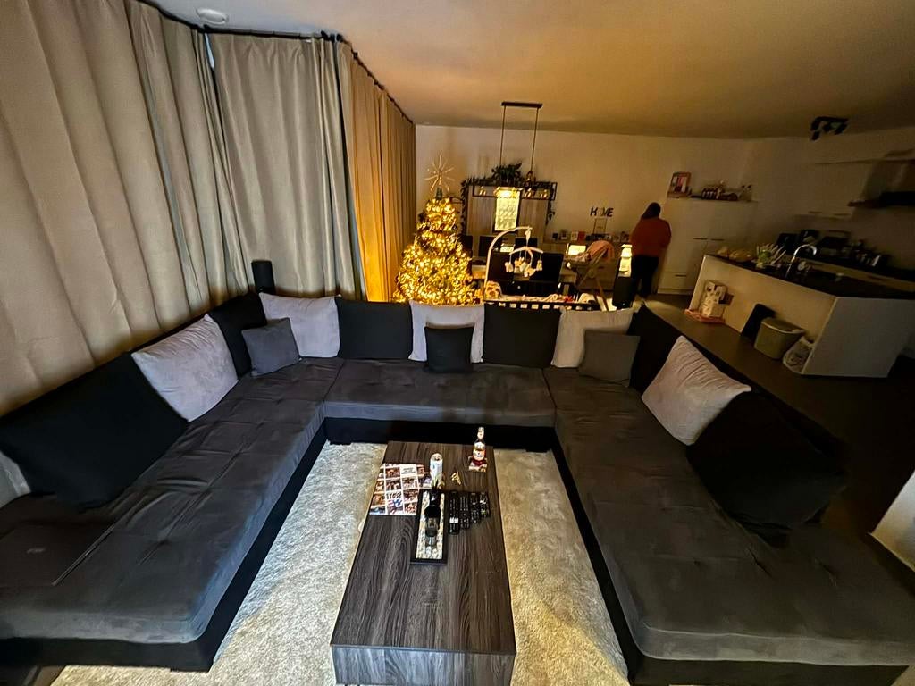 U-vormige zetel + kussens inbegrepen, Huis en Inrichting, Ophalen, Zo goed als nieuw