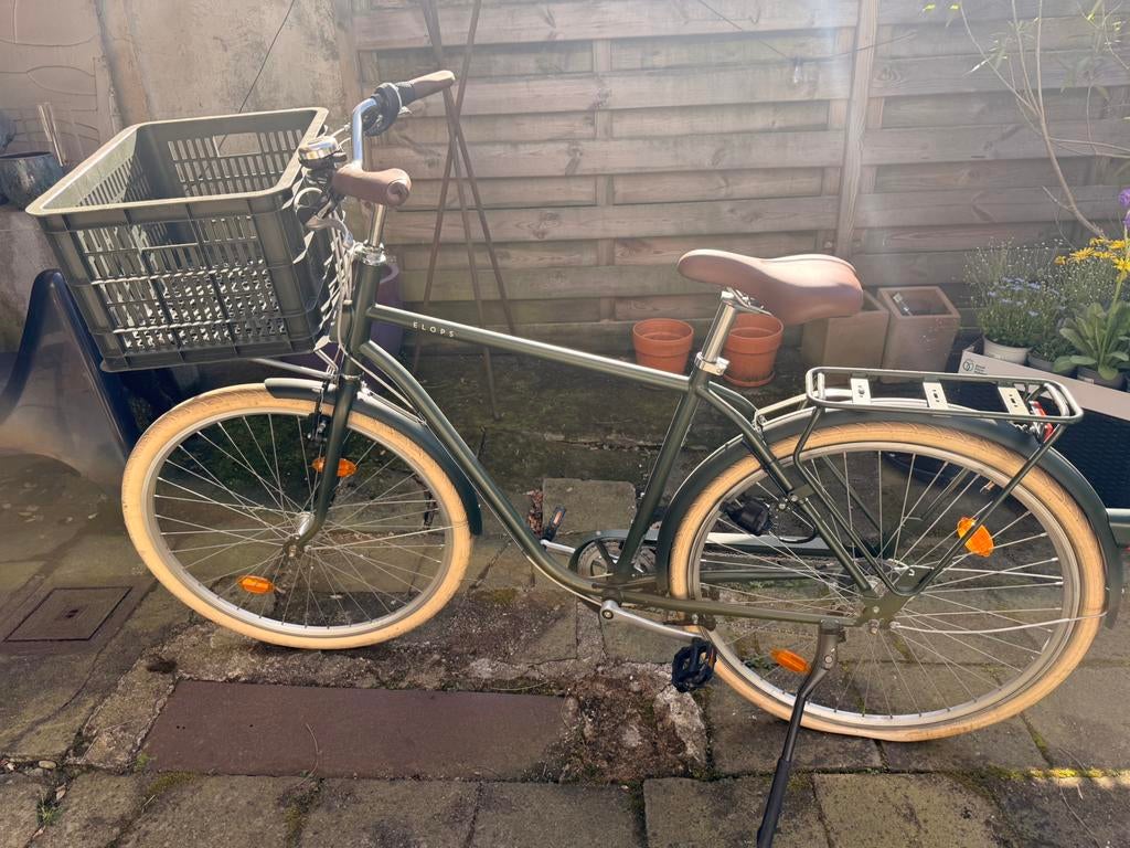 Stadsfiets met bak, Ophalen
