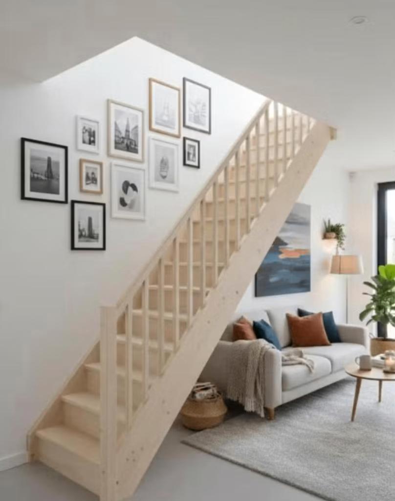 grenen trap recht, Ophalen, Trap