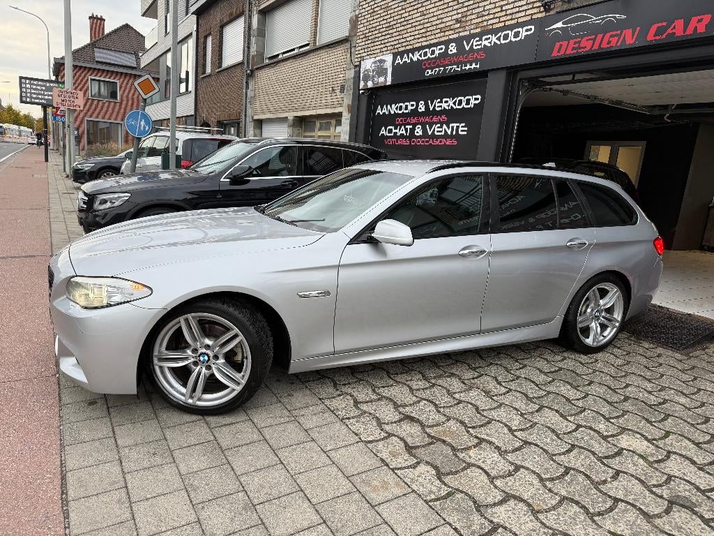 Bmw 520D Pack M*1e eigenaar* Aftrekbare btw 11446, Auto's, Automaat, Euro 5, Zwart, Leder
