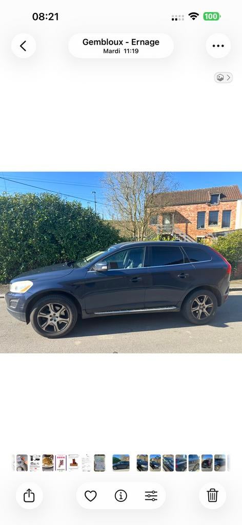 Volvo Xc 60, Auto's, Volvo, 100 kW, Euro 5, Zwart, Blauw